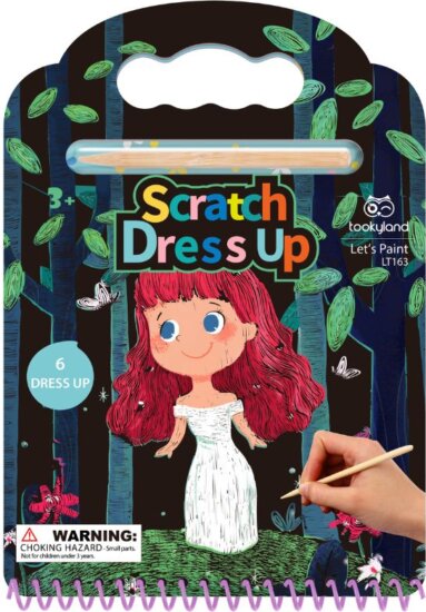 Tookyland, Képkarc rajzkészlet, Divat Tookyland, Képkarc rajzkészlet, Divat