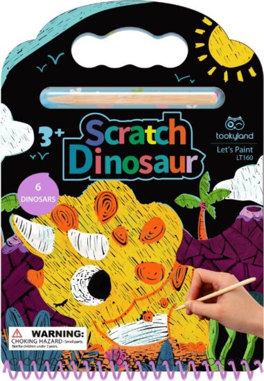 Tookyland, Képkarc rajzkészlet, Dinók Tookyland, Képkarc rajzkészlet, Dinók