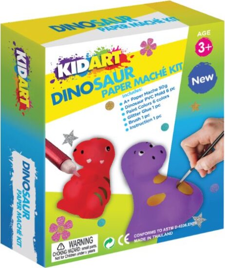 Kid Art, Papírmasé készlet, Dinók Kid Art, Papírmasé készlet, Dinók