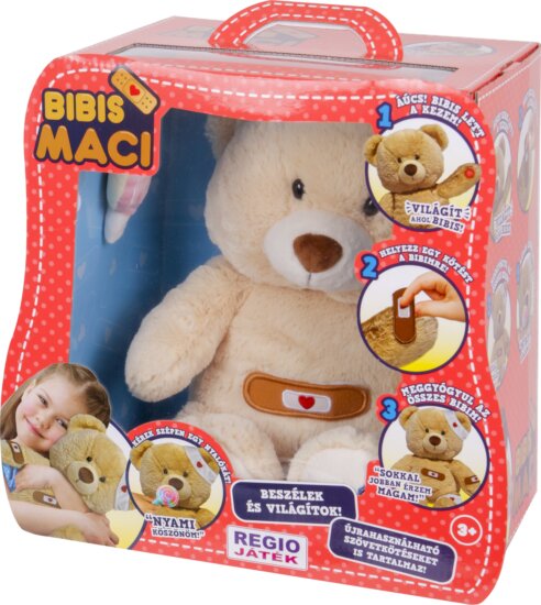 Bibis maci interaktív plüss