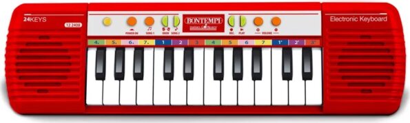 Bontempi, 24 billentyűs játékszintetizátor, piros