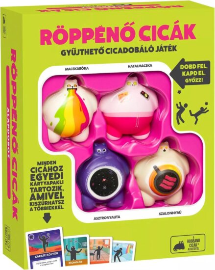 Röppenő cicák társasjáték Röppenő cicák társasjáték