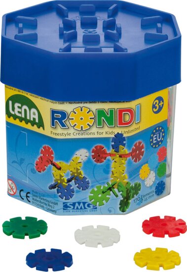 Lena korong építőjáték, 170 darabos