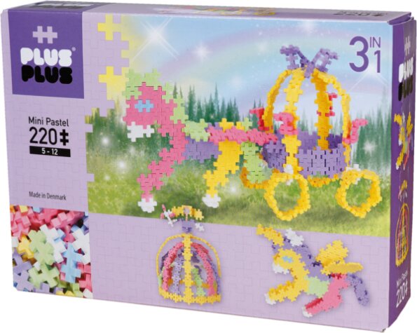 Plus-Plus, Pasztell tündérmese szett, 3 az 1-ben