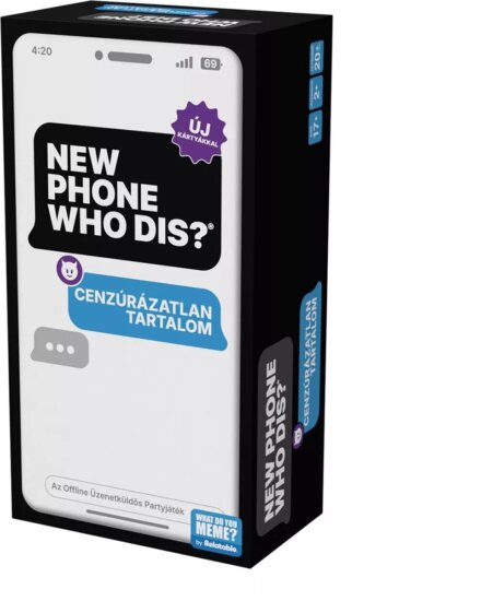 What do you Meme? New Phone, Who Dis? társasjáték, cenzúrázatla What do you Meme? New Phone, Who Dis? társasjáték, cenzúrázatla