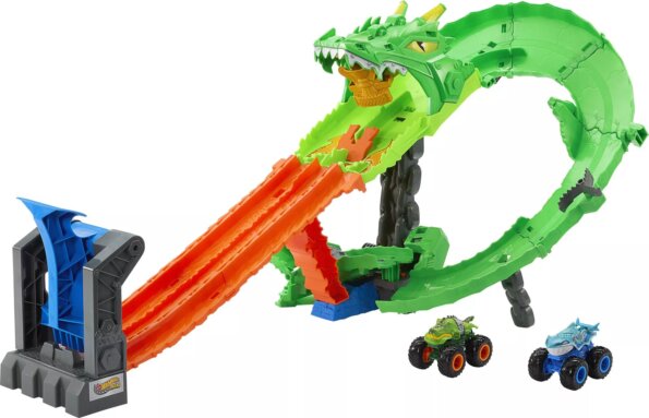 Hot Wheels, Monster Trucks Sárkányfutam pályaszett