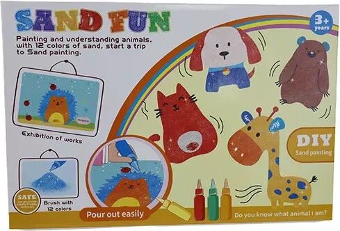 Homokfestő készlet, Állatok Homokfestő készlet, Állatok