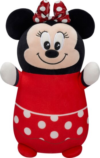 Squishmallows Hugmees, Disney, Pöttyös ruhás Minnie egér, 25 cm