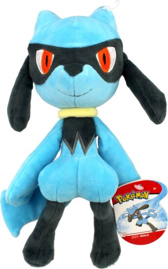 Pokémon plüssfigura, Riolu, 20 cm