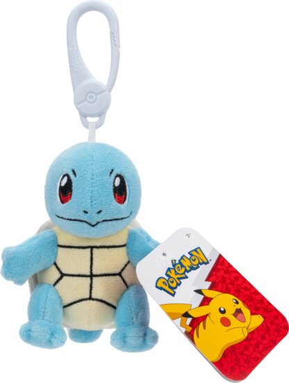 Pokémon kulcstartós plüssfigura, Squirtle, 8 cm
