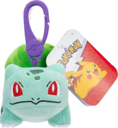 Pokémon kulcstartós plüssfigura, Bulbasaur, 8 cm
