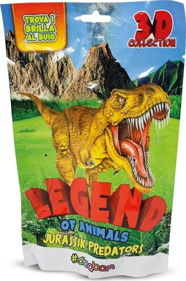 Dinoszaurusz figura meglepetéstasak, 1 db-os