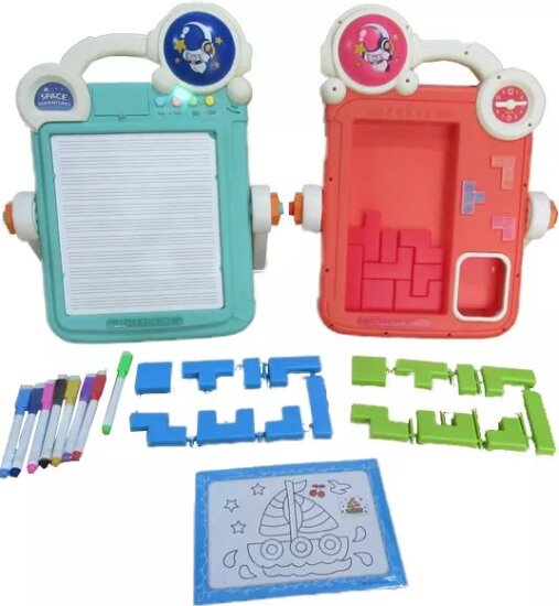 2 az 1-ben játék- és rajztábla