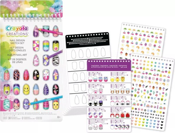 Crayola Creations, Kompakt körömdíszítő szett