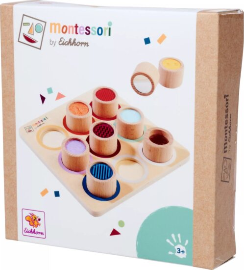 Eichhorn, Montessori fa oktató játék 10 db-os, Formaillesztő tábla