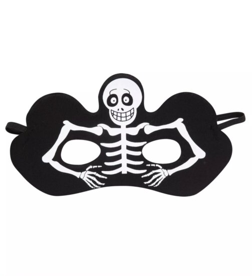 Csontváz mintájú szemmaszk