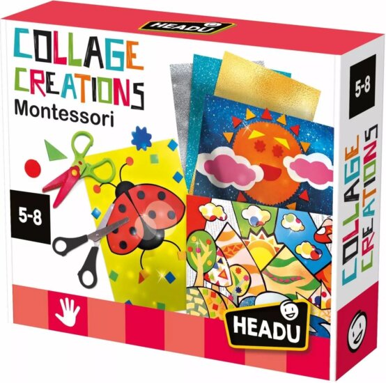 Headu, Montessori kollázskészítő kreatív fejlesztő készlet