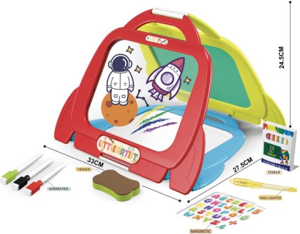 4 az 1-ben rajztábla kiegészítőkkel, 14 db-os