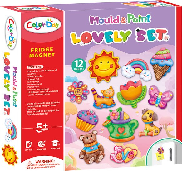 Hűtőmágnes készítő szett, kislányok kedvencei Hűtőmágnes készítő szett, kislányok kedvencei