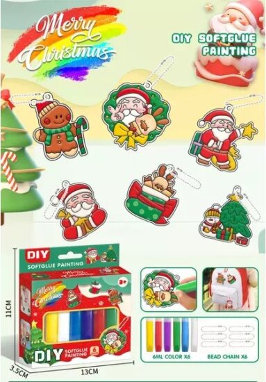 Karácsonyi dísz és kulcstartókészítő szett Karácsonyi dísz és kulcstartókészítő szett