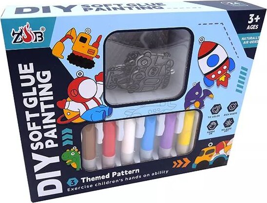 Kulcstartó készítő készlet autó mintákkal Kulcstartó készítő készlet autó mintákkal