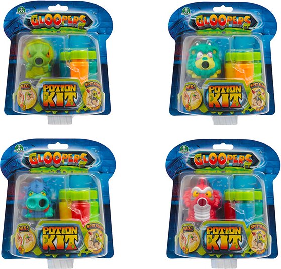 Gloopers, Slimeköpő-szörny 3 darabos szett, többféle