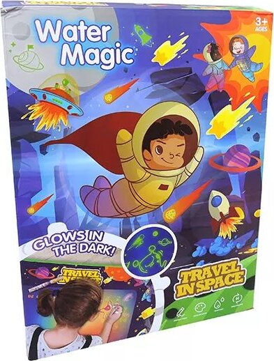 Maszatmentes rajzszőnyeg világűr mintákkal, 100 x 70 cm