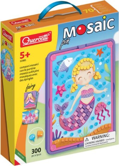 Quercetti, Mosaic Pin tündér pötyi készlet, 300 db-os Quercetti, Mosaic Pin tündér pötyi készlet, 300 db-os