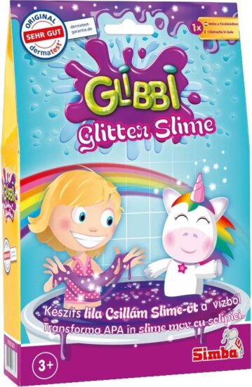 Glibbi, Csillámos slime fürdő
