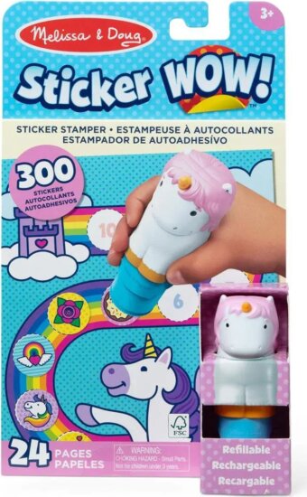 Melissa & Doug, Sticker Wow!, Unikornis Melissa & Doug, Sticker Wow!, Unikornis
