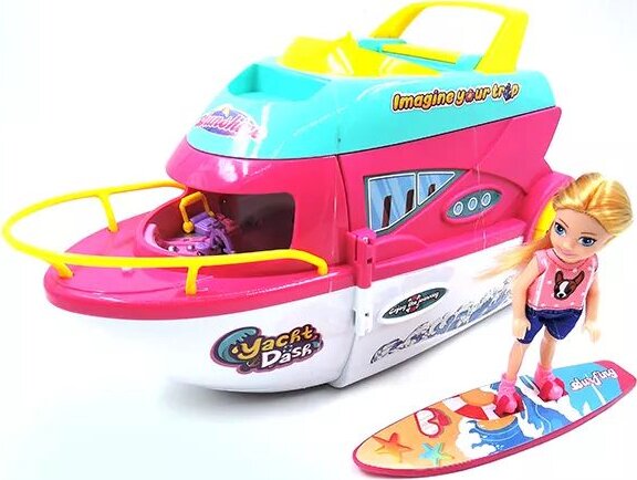 Lakóhajó szett babával, 7 db-os