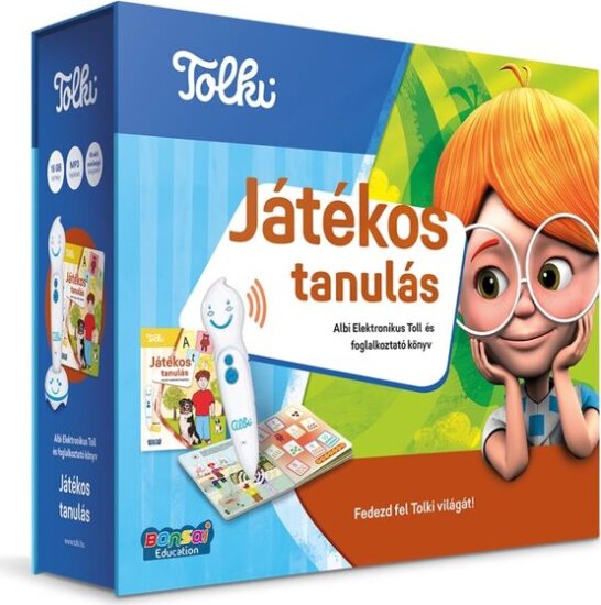 Tolki, Játékos tanulás interaktív foglalkoztató könyv, készletben