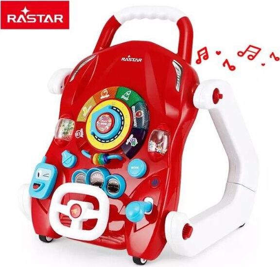 Rastar, 3 az 1-ben zenélő járássegítő, Piros