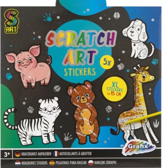 Karckép matricakészítő készlet, Állatok Karckép matricakészítő készlet, Állatok