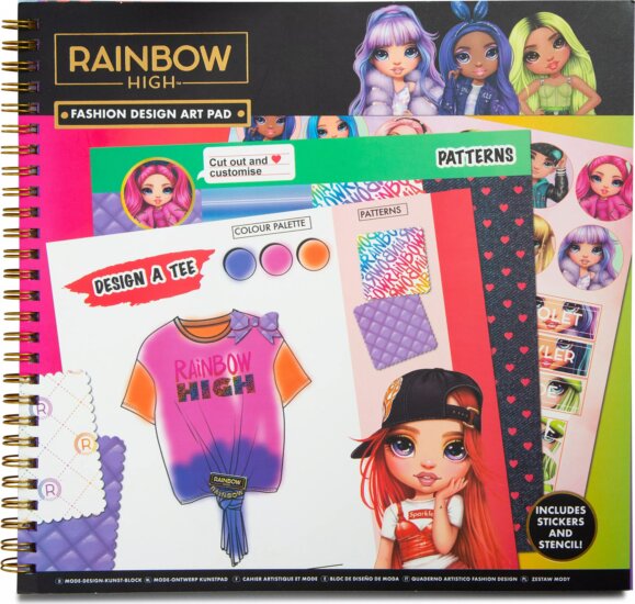 Rainbow High, Spirálos divattervező füzet Rainbow High, Spirálos divattervező füzet