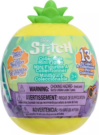 Stitch, Mini meglepetés figura ananász formájú kapszulában, 4. széria