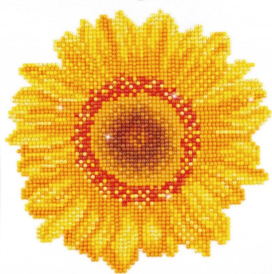 Diamond Dotz, Gyémántszemes kirakó, Virágzó napraforgó Diamond Dotz, Gyémántszemes kirakó, Virágzó napraforgó