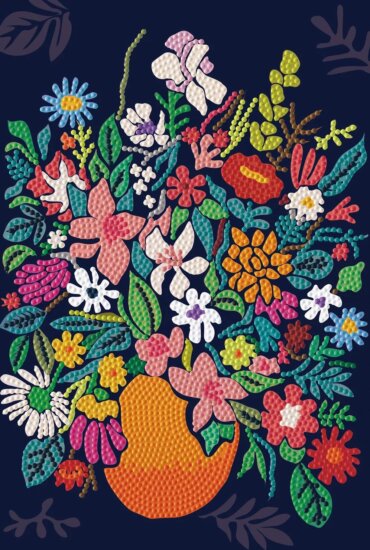 Diamond Dotz, Dotz Box, Vadvirágok, 30 x 20 cm Diamond Dotz, Dotz Box, Vadvirágok, 30 x 20 cm