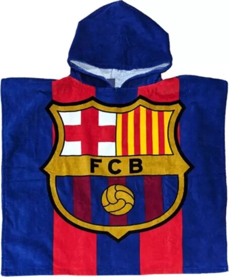 FC Barcelona, Baba poncsó törölköző, 60 x 120 cm