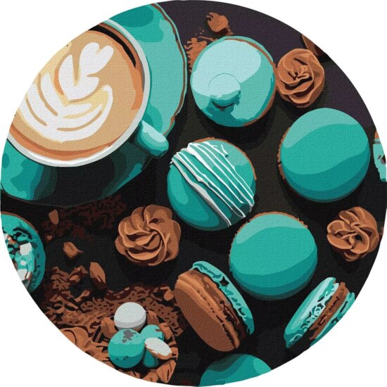 Ideyka, Festés számok szerint, Csokoládé pillanat, 39 cm Ideyka, Festés számok szerint, Csokoládé pillanat, 39 cm