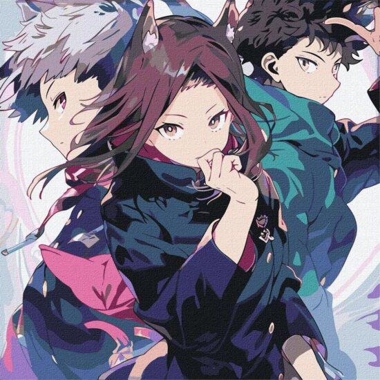 Ideyka, Festés számok szerint, Erős barátság, 40 x 40 cm Ideyka, Festés számok szerint, Erős barátság, 40 x 40 cm