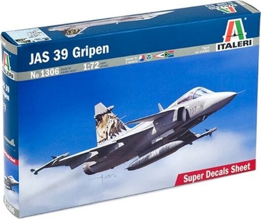 Italeri, Jas 39 Gripen repülő makett, 1:72