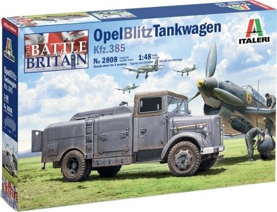 Italeri, Opel Blitz Tankwagen Kfz.385 tank makett, 1:48