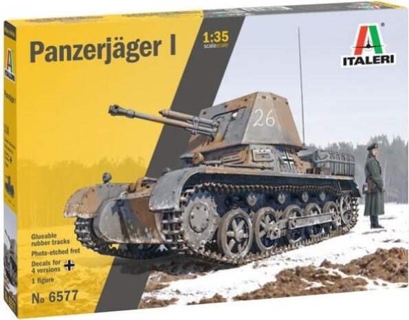 Italeri, Panzerjager I tank makett, 1:35
