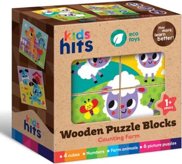 Kids Hits, Fa puzzle kocka, Vidám farm