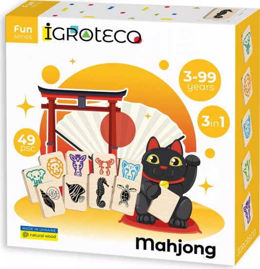 Mahjong játék, 49 db-os