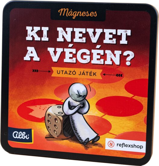 Mágneses Ki nevet a végén? utazó társasjáték Mágneses Ki nevet a végén? utazó társasjáték