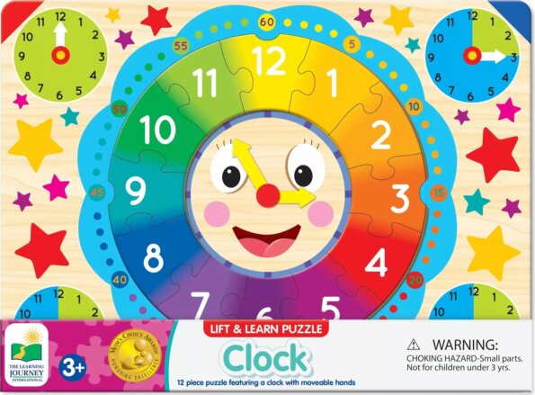The Learning Journey, Tanuljuk meg az órát puzzle, 12 darabos