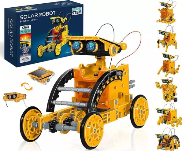 Solar robot 12 az 1-ben, építs és tanulj!