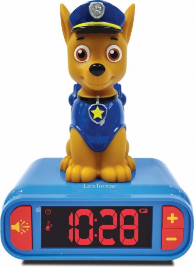 Lexibook, Mancs őrjárat ébresztőóra éjszakai fénnyel és hangeffekttel Lexibook, Mancs őrjárat ébresztőóra éjszakai fénnyel és hangeffekttel